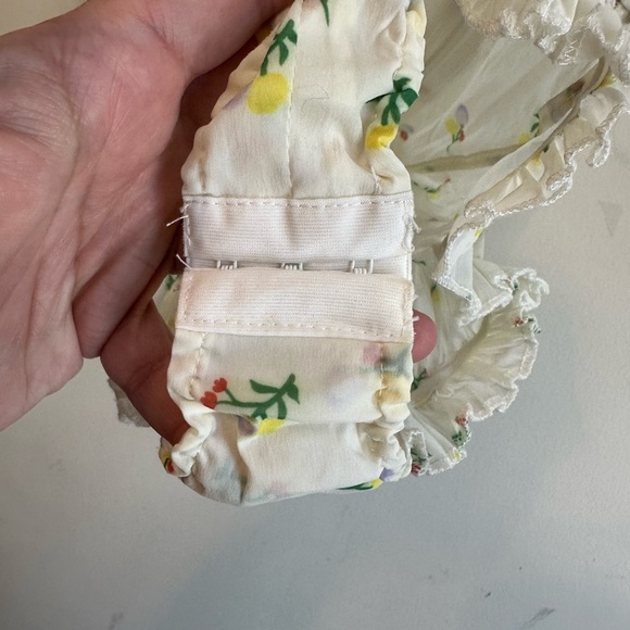 Shushu/Tong Rhinestone Encrusted Bodysuit Crystal Lingerie Sleeveless Top Size 6 - Picture 5 of 7